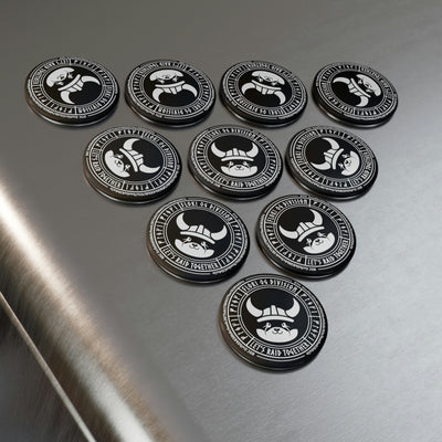 Floki OG Division Button Magnet, Round (1 & 10 PCs)