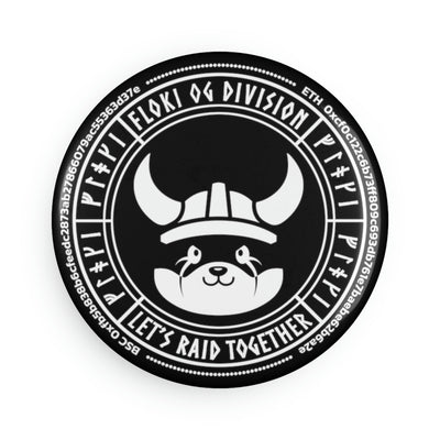 Floki OG Division Button Magnet, Round (1 & 10 PCs)