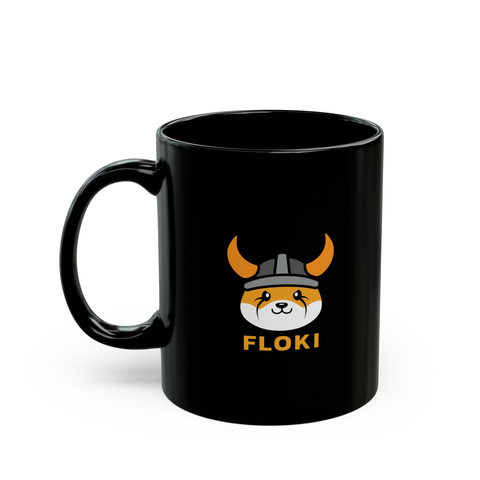 简单的floki徽标11盎司杯子