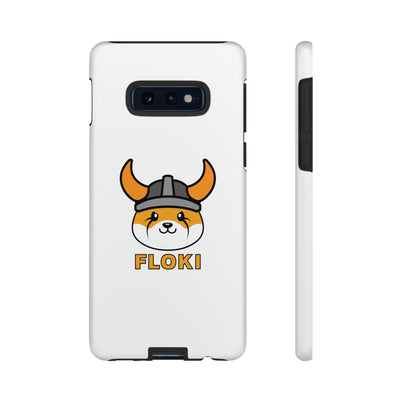 White Simple Floki Phonecase