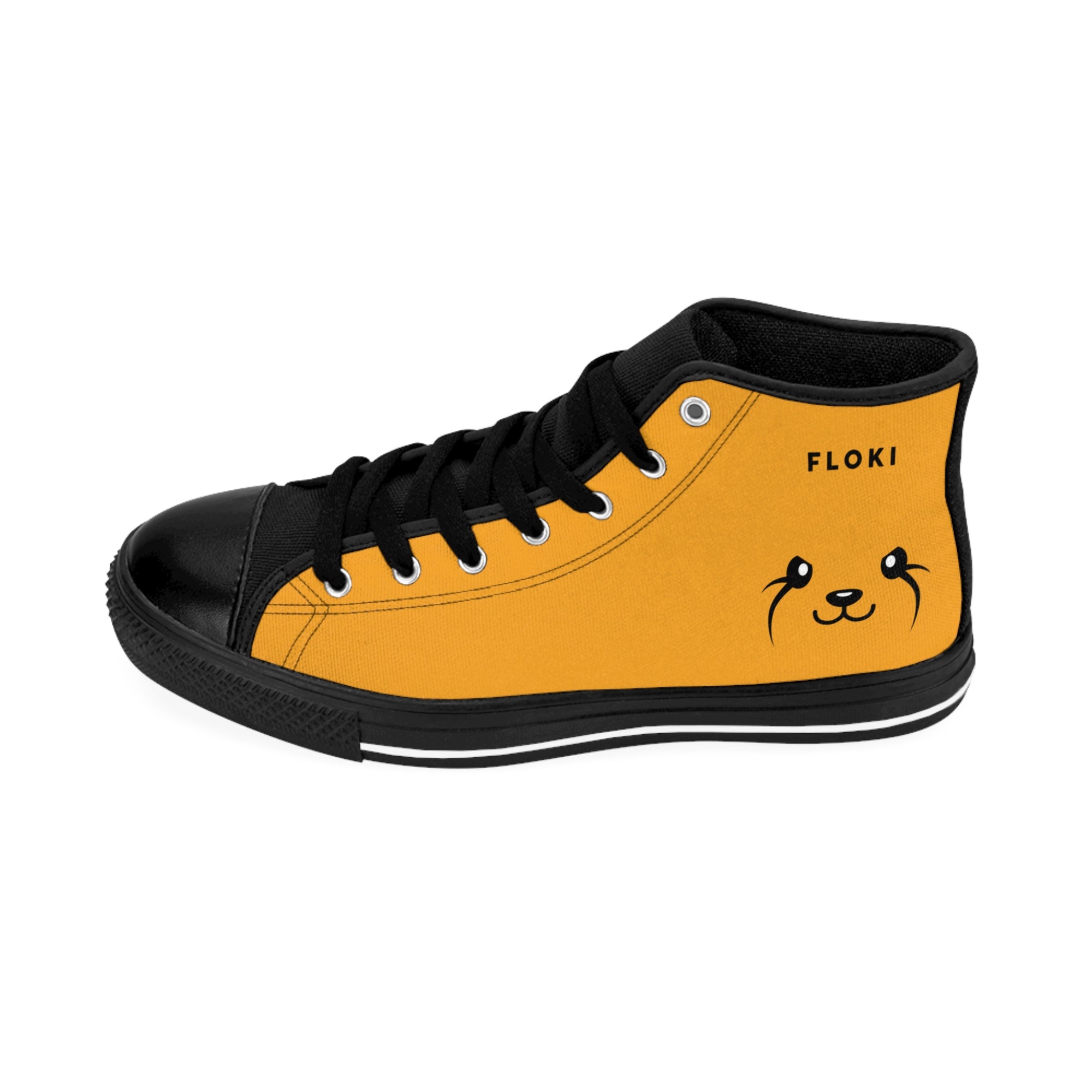 Floki Orange and Black High Tops - Men's