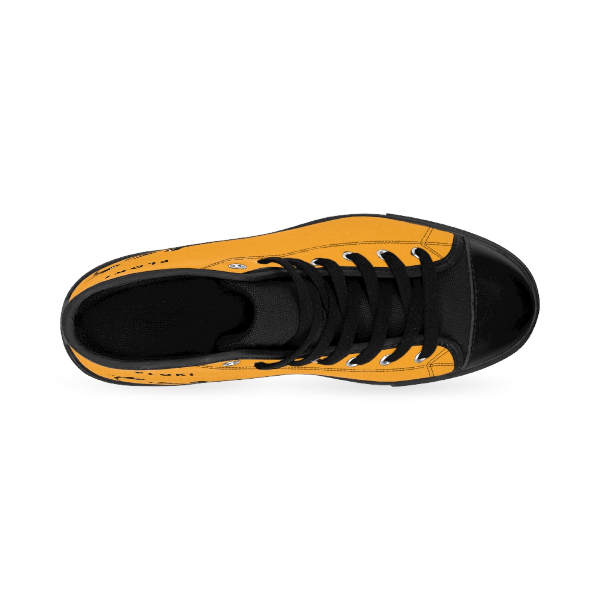 Floki Orange and Black High Tops - Women's