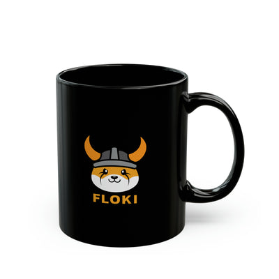 Logotipo simples de Floki 11oz de caneca