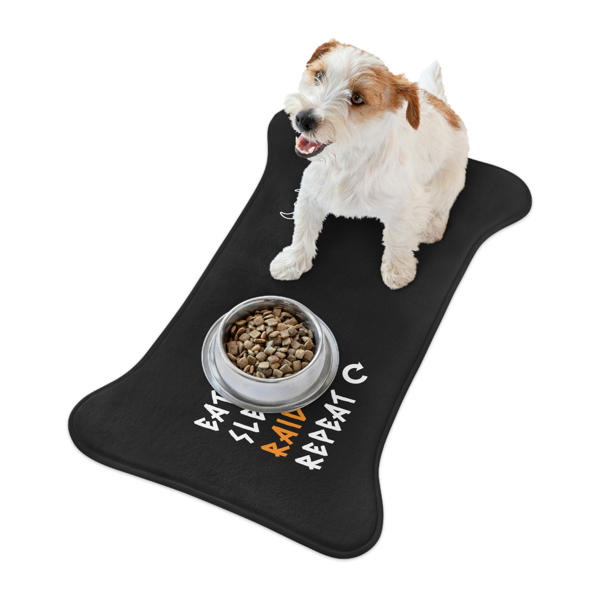 吃，睡眠，突袭，重复宠物喂养垫