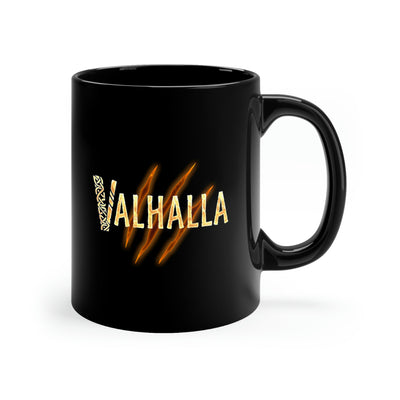 简单的floki/valhalla徽标11盎司杯子