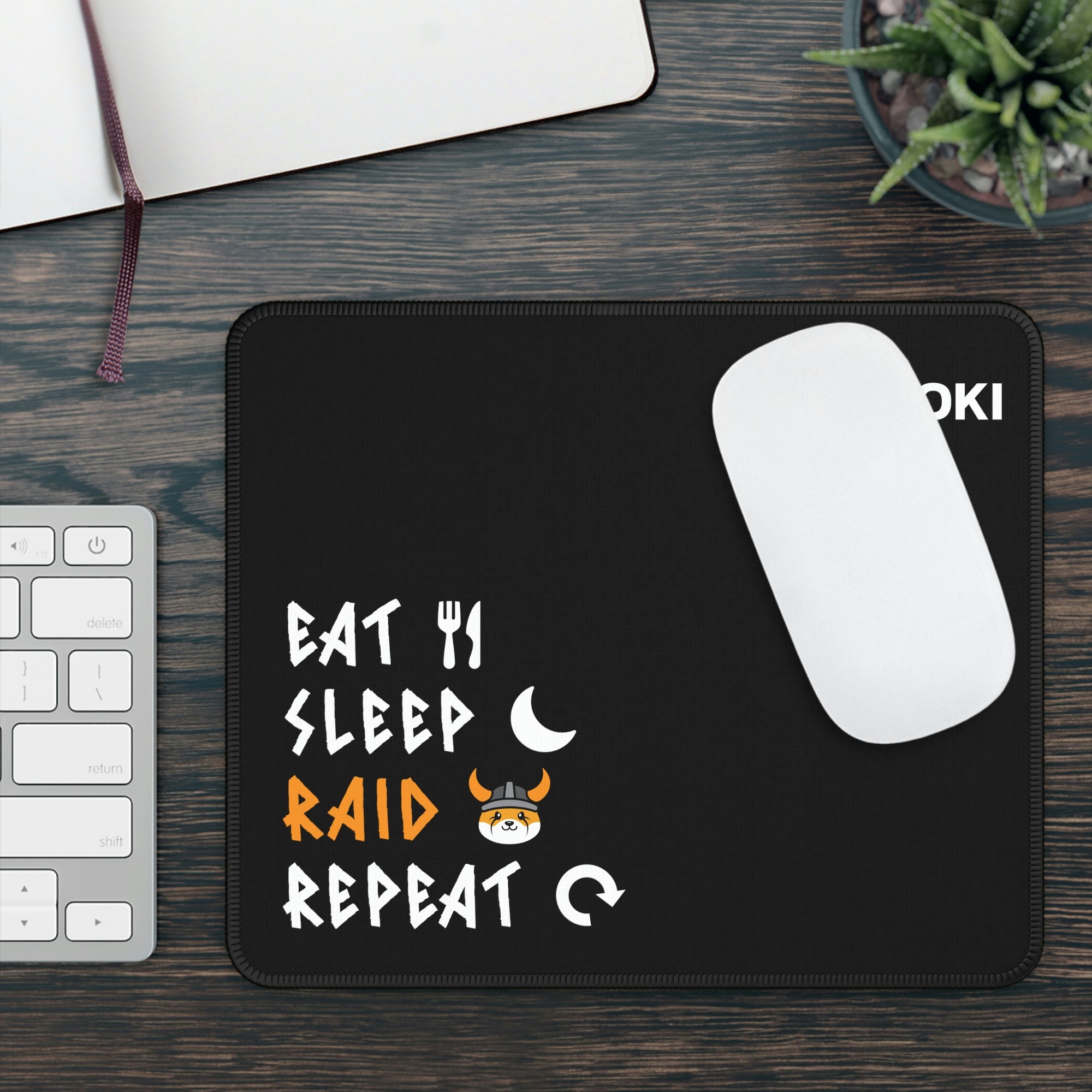 吃，睡眠，突袭，重复游戏鼠标垫