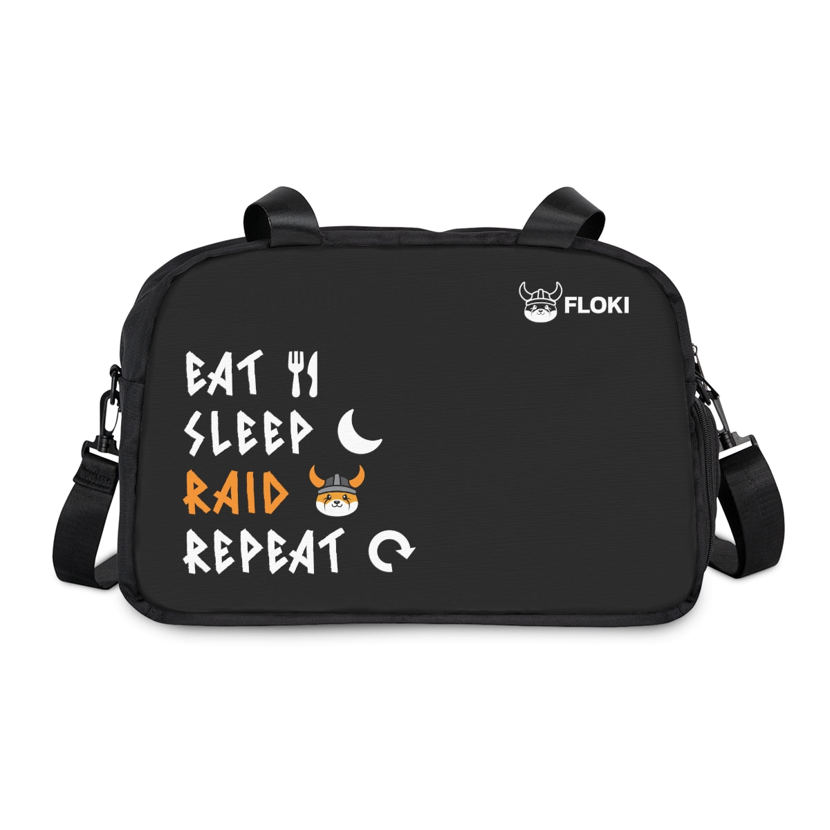 吃，睡眠，突袭，重复健身手提包