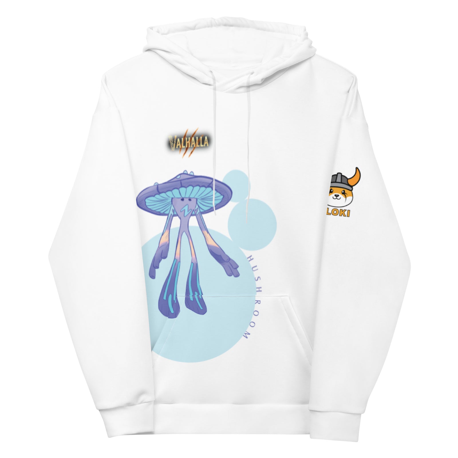 Valhalla Hushroom连帽衫 - 口袋印刷版