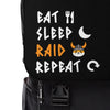 Eat, Sleep, Raid, Repeat Shoulder Backpack