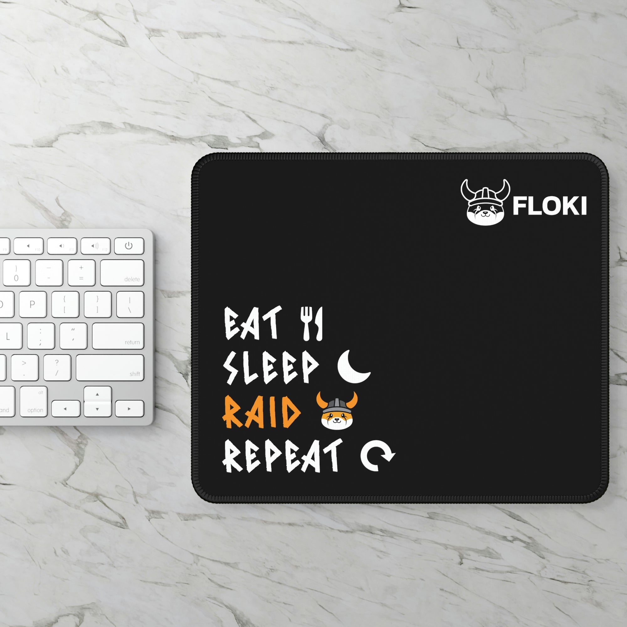 吃，睡眠，突袭，重复游戏鼠标垫