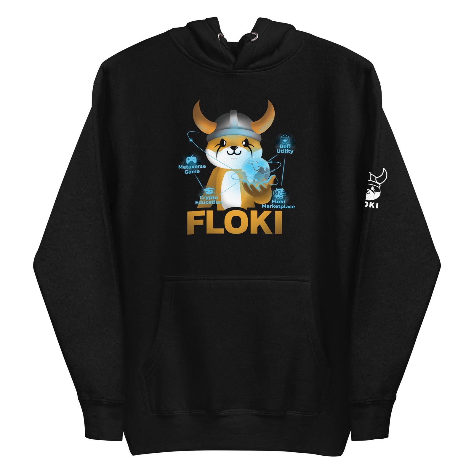 Floki生态系统中性连帽衫