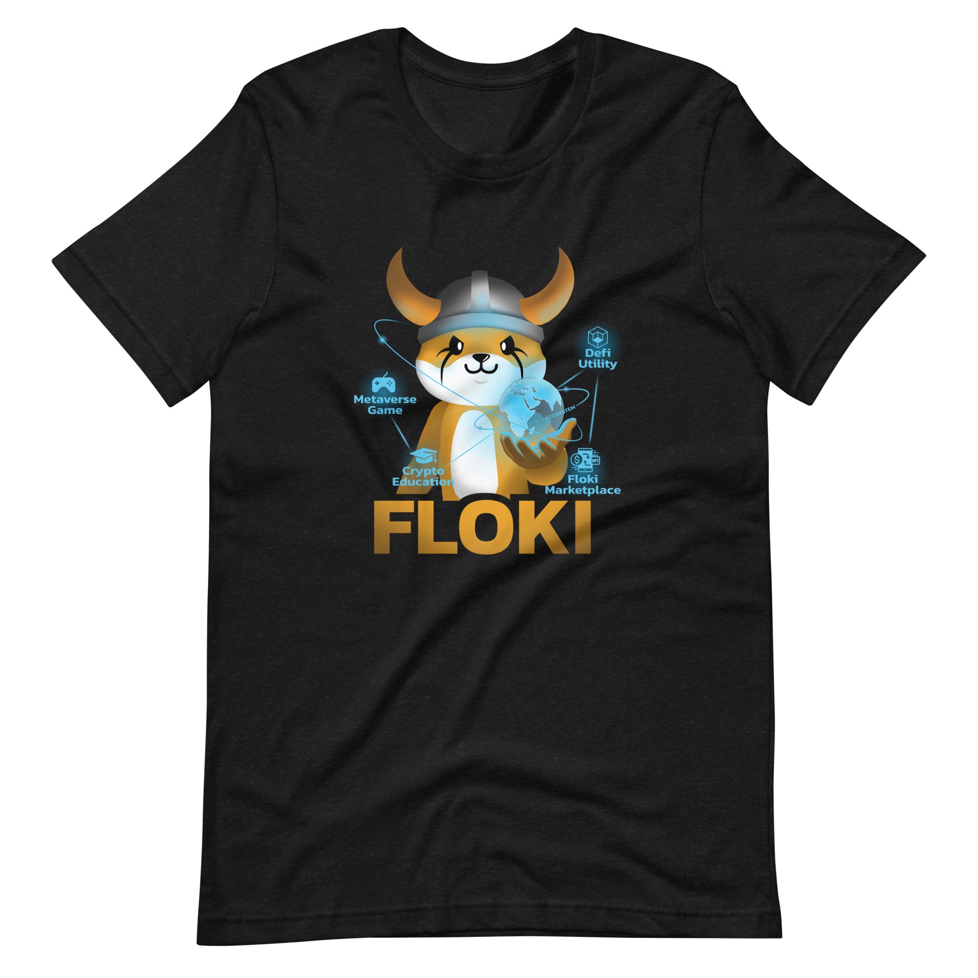 Camiseta unissex do ecossistema de Floki